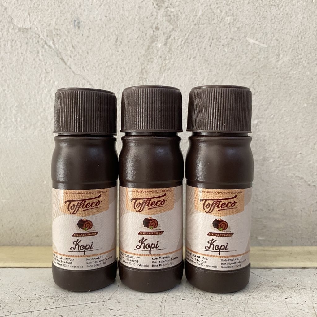Toffieco perisa KOPI dan pewarna 25ml | perisa kopi | toffieco perisa coffe