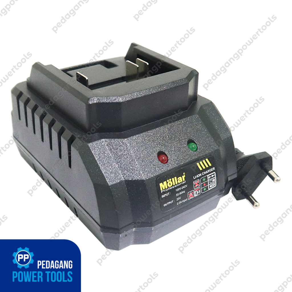 MOLLAR FAST CHARGER 20V CORDLESS ORIGINAL BATERAI CAS LITHIUM ION LXT