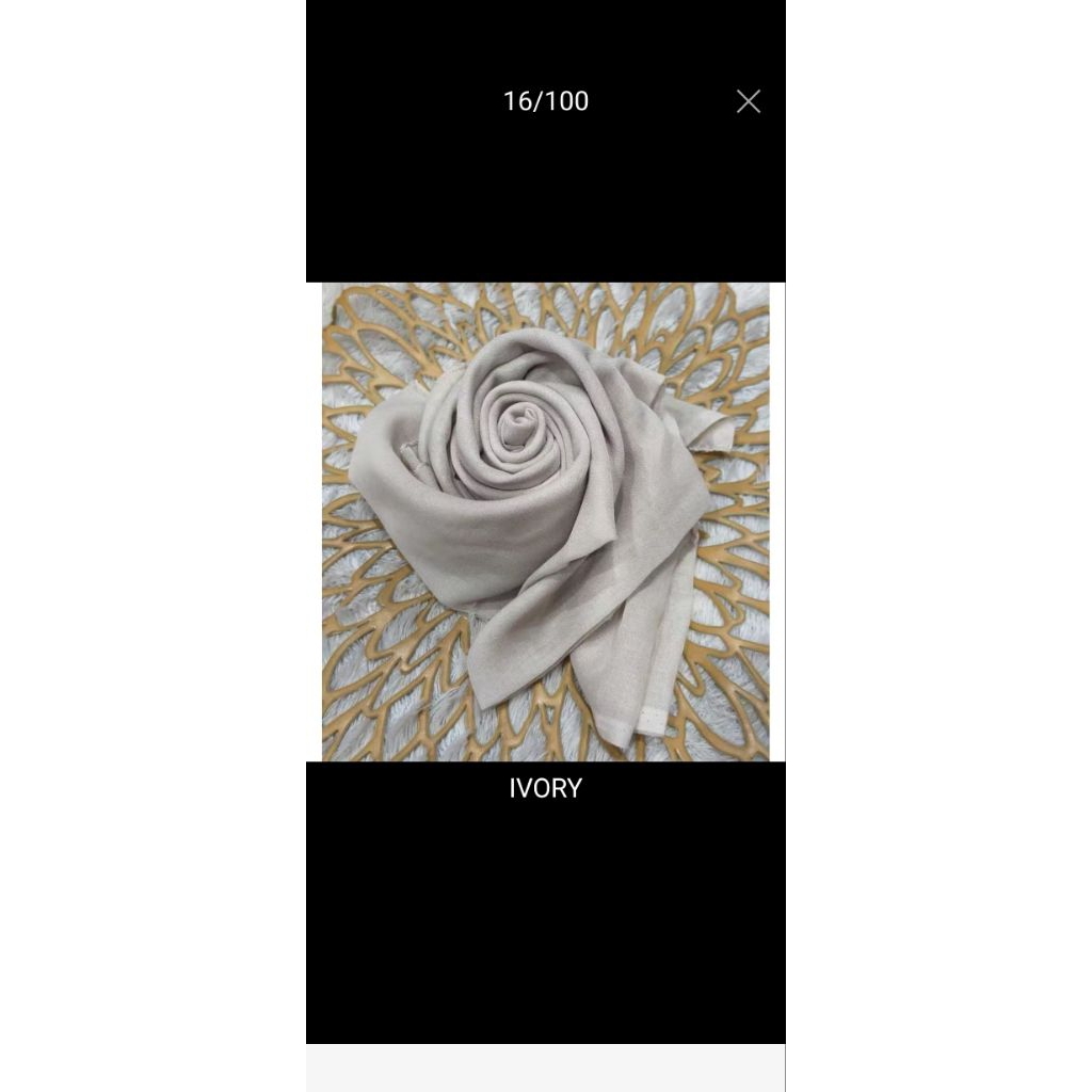 Hijab varisha ivory
