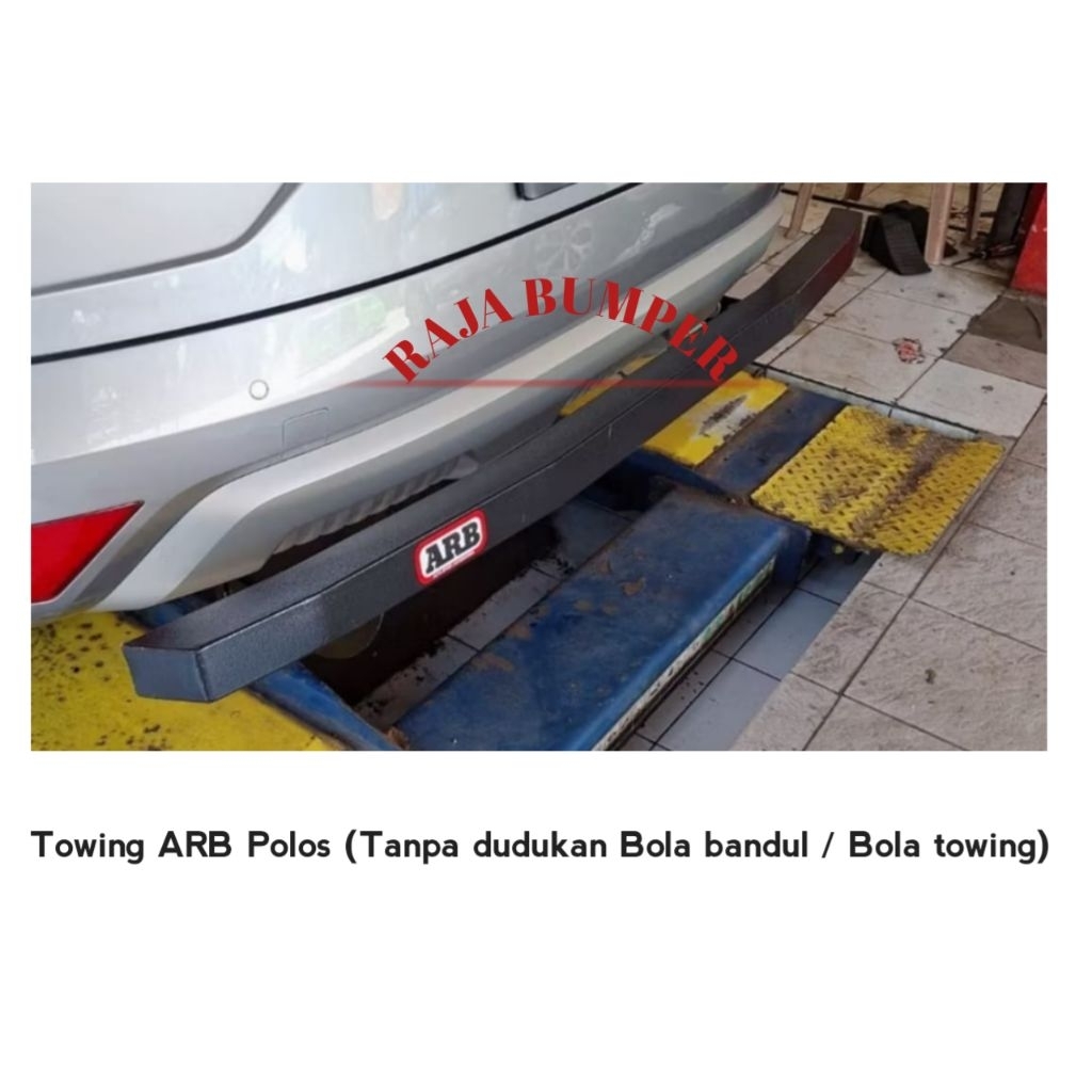 Pengaman Belakang Bumper Mobil Besi Towing Bar ARB Model POLOS / Tanpa Dudukan Bola Towing