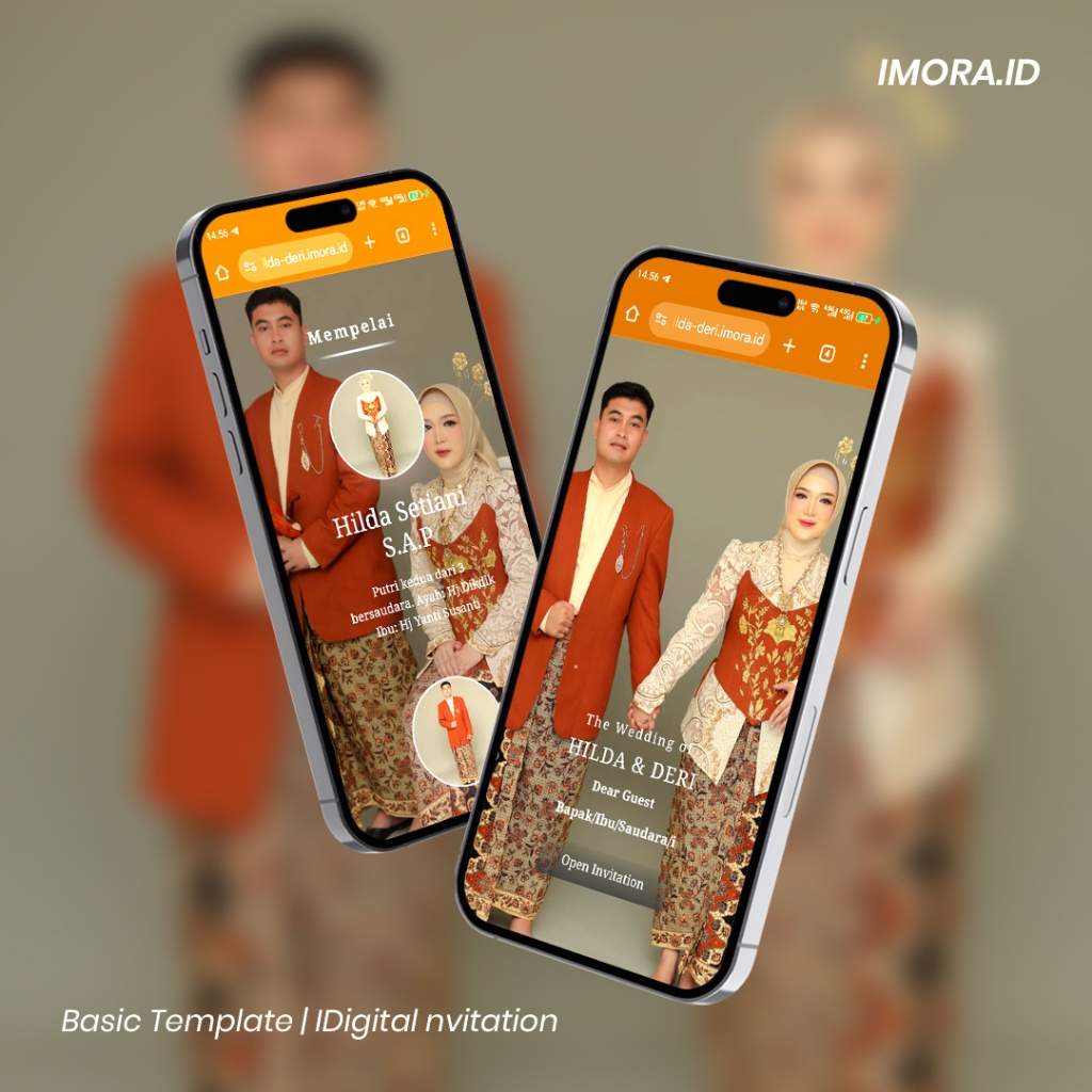 Undangan Digital & Website – Basic Template 5 - A6buri