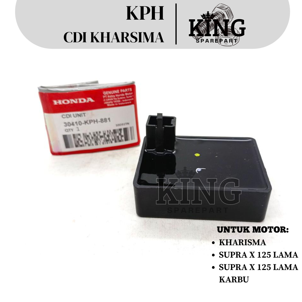 KPH CDI UNIT KHARISMA / SUPRA X 125 LAMA / SUPRA X 125 KARBU OLD/LAMA / ECU / ECHU / CDI