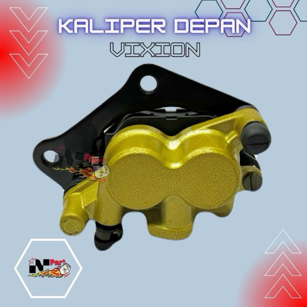 Kaliper kepala babi depan motor vixion