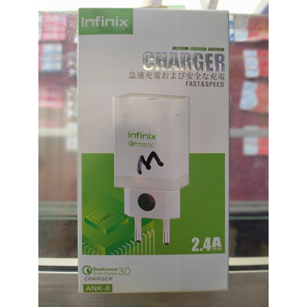 Infinix Power Adapter 2.5 Ampere | Charger HP Infinix Standar Cepat & Aman