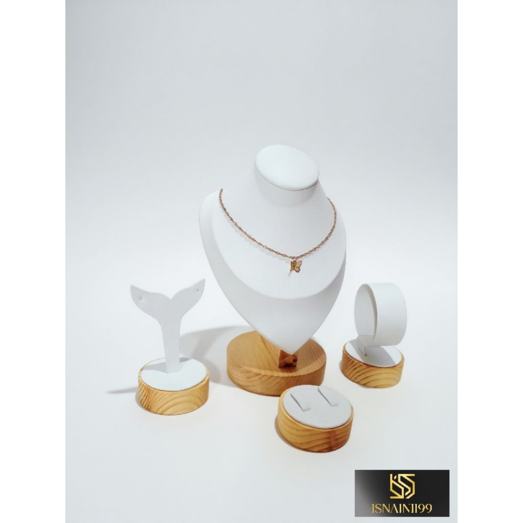Display kalung/tempat perhiasan kalung satu set/display Mannequin leher/display stand jewelry Manneq