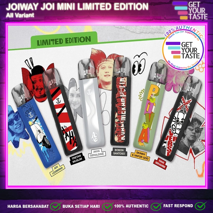 Joiway JOI Mini LIMITED EDITION 25W 900mAh Pod Kit 100% Authentic By Joiway / Joiway Joi Mini Pod