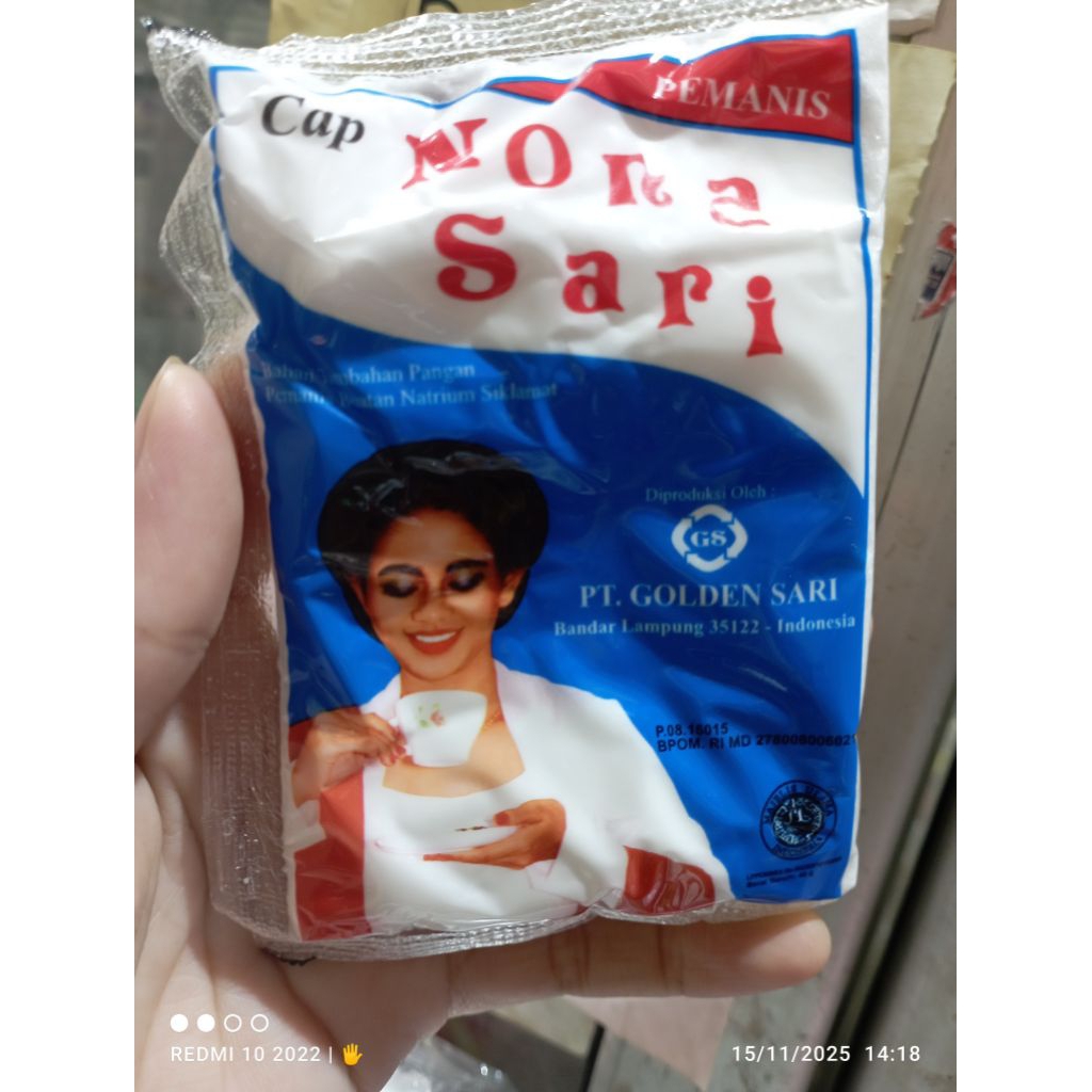 Sarimanis atau induk gula, pemanis cap nona sari 40g