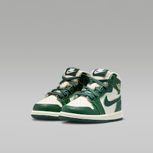 Sepatu Basket Anak Air Jordan 1 Retro High OG Pro Green Toddler FD2598-101 100% Original