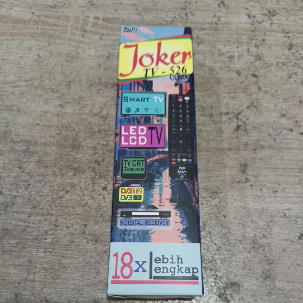 Remote Joker TV Universal 18x Lebih Lengkap
