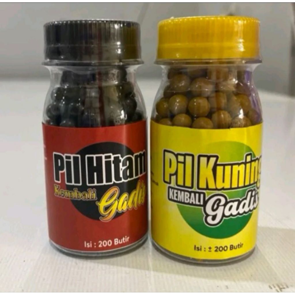 PAKET PIL HITAM DAN PIL KUNING KEMBALI GADIS