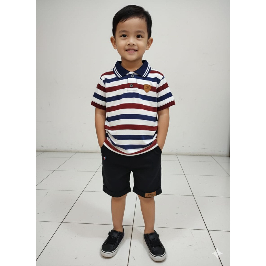 KAOS KERAH SALUR ANAK