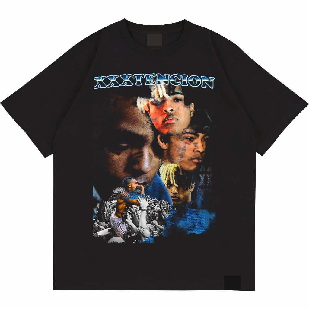 Musicislikemagic - T-shirt Xxx Tentacion - Blue