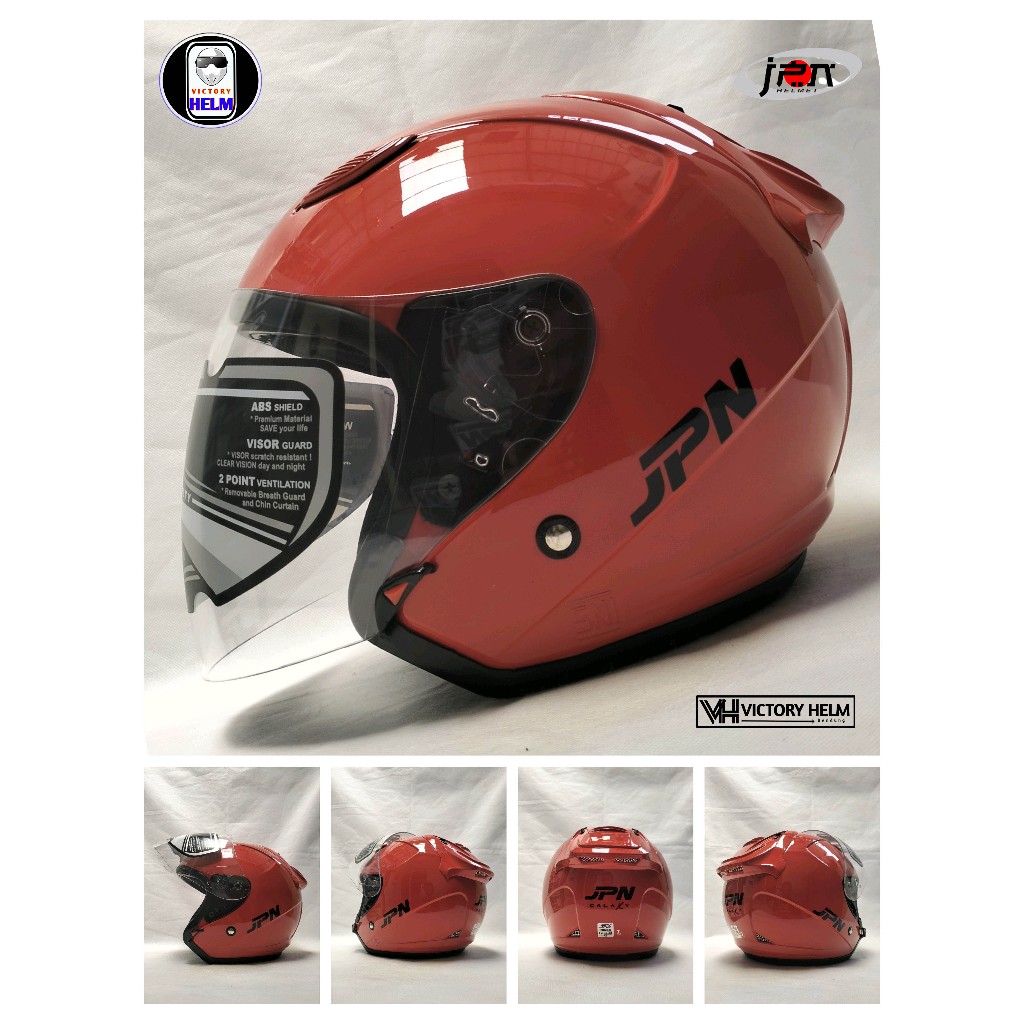 Helm Jpn Galaxy Merah Ferrari Gloss