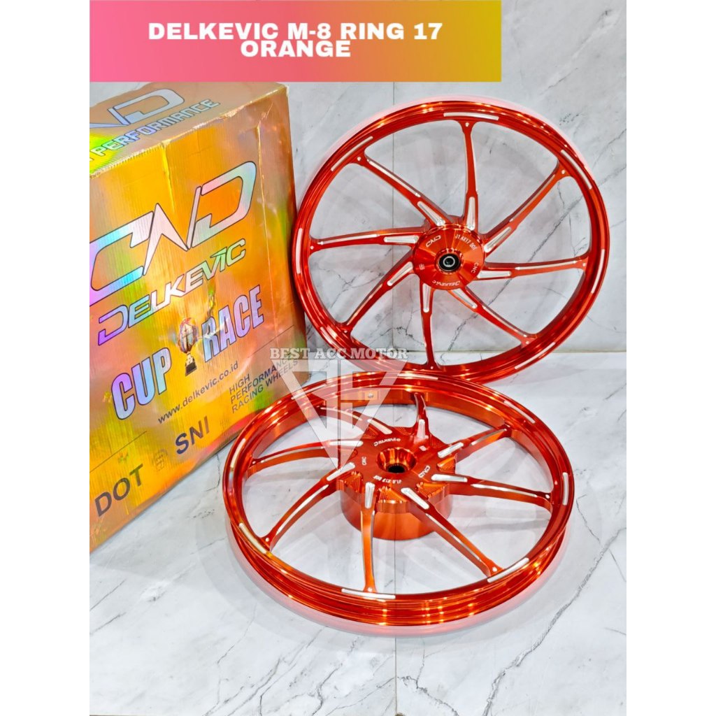 VELG DELKEVIC M8 RING 17 MIO SPORTY MIO SMILE MIO SOUL KARBU VELG DELKEVIC RING 17 PNP PEMASANGAN OR