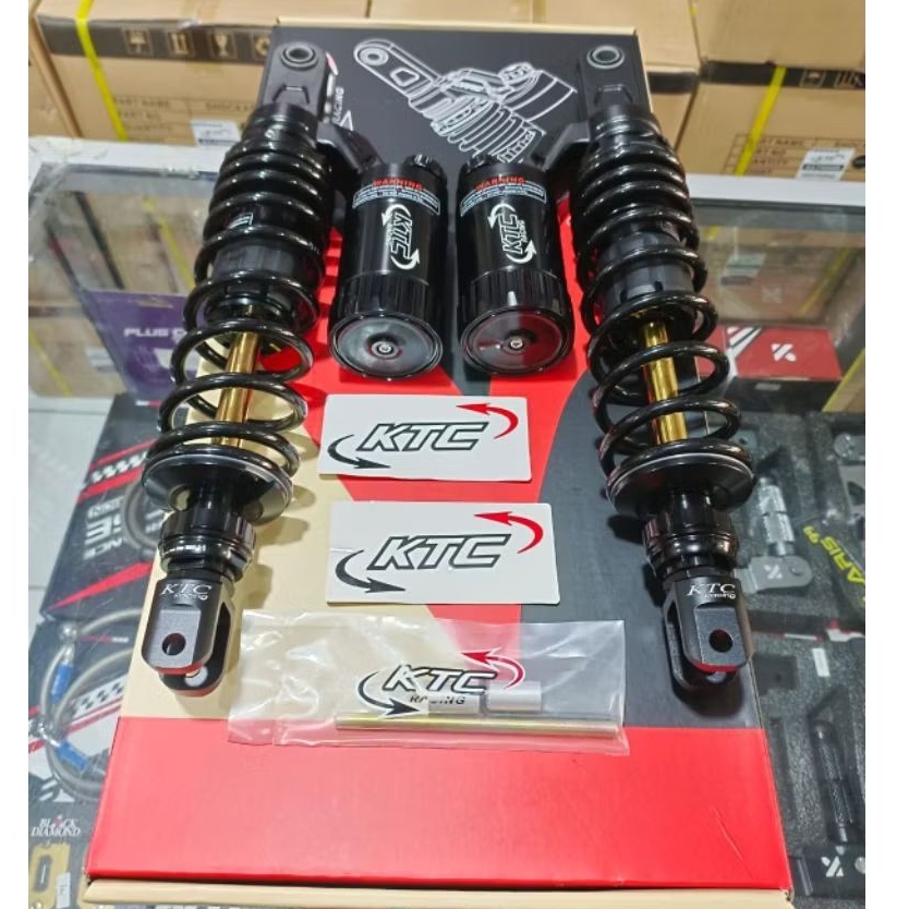shock ktc racing extreme 335mm nmax 155 old/ shockbreaker ktc extrim tabung atas yamaha nmax 155 lam