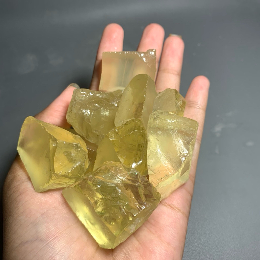 Batu citrine rough bongkahan citrine paling laris
