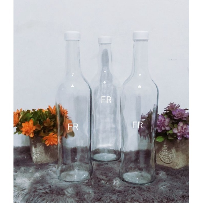10 pcs botol kaca polos 600ml botol kosong 600ml