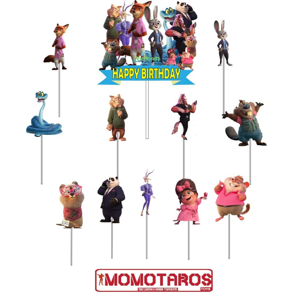 Topper cake Zootopia walt disney