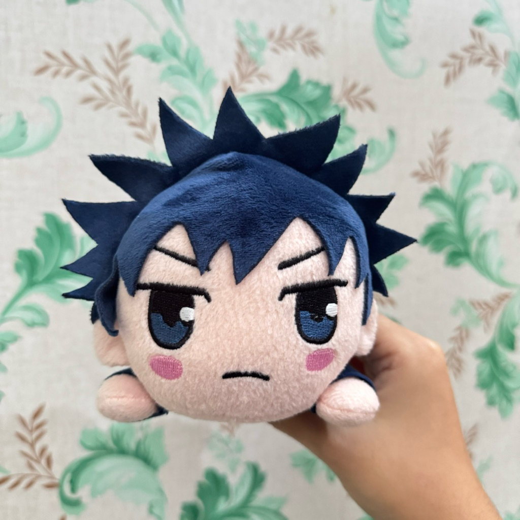 Ganci Jujutsu Kaisen Megumi Nesoberi — Sega JJK Megumi Fushiguro plush keychain gantungan kunci tas 