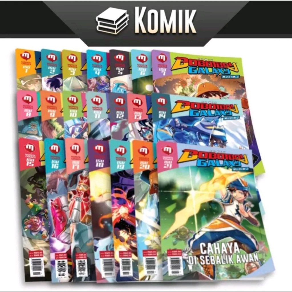 (READY) KOMIK BOBOIBOY GALAXY MUSIM 2 EDISI TERBATAS