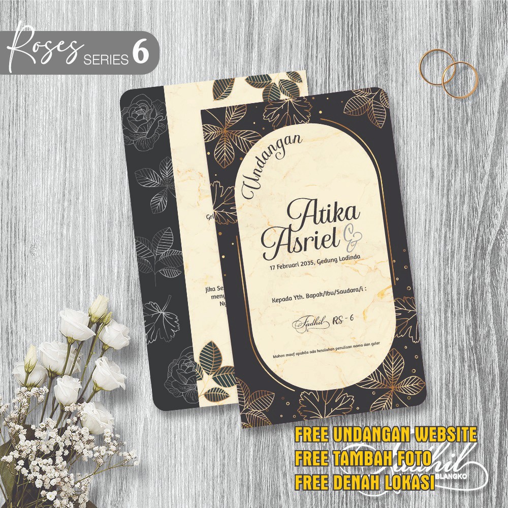 Cetak undangan kartu undangan pernikahan custom jasa desain undangan  undangan minimalis undangan pe