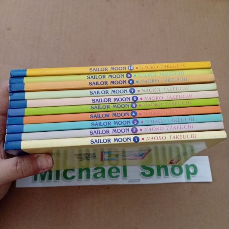 ( Kode A ) Komik BerWarna Sailor Moon 1-10 Tamat Naoko Takeuchi SailorMoon LANGKA