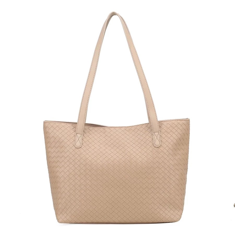 ARSYLA Tote Bag Wanita Motif Anyam Premium – Tas Kerja / Kuliah