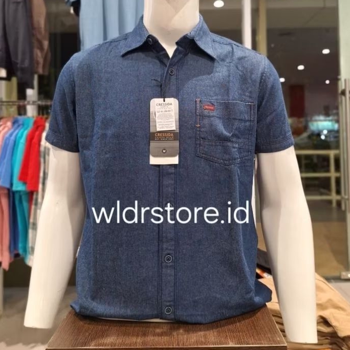 CRESSIDA ORIGINAL KEMEJA PRIA 007 LENGAN PENDEK SLIMFIT