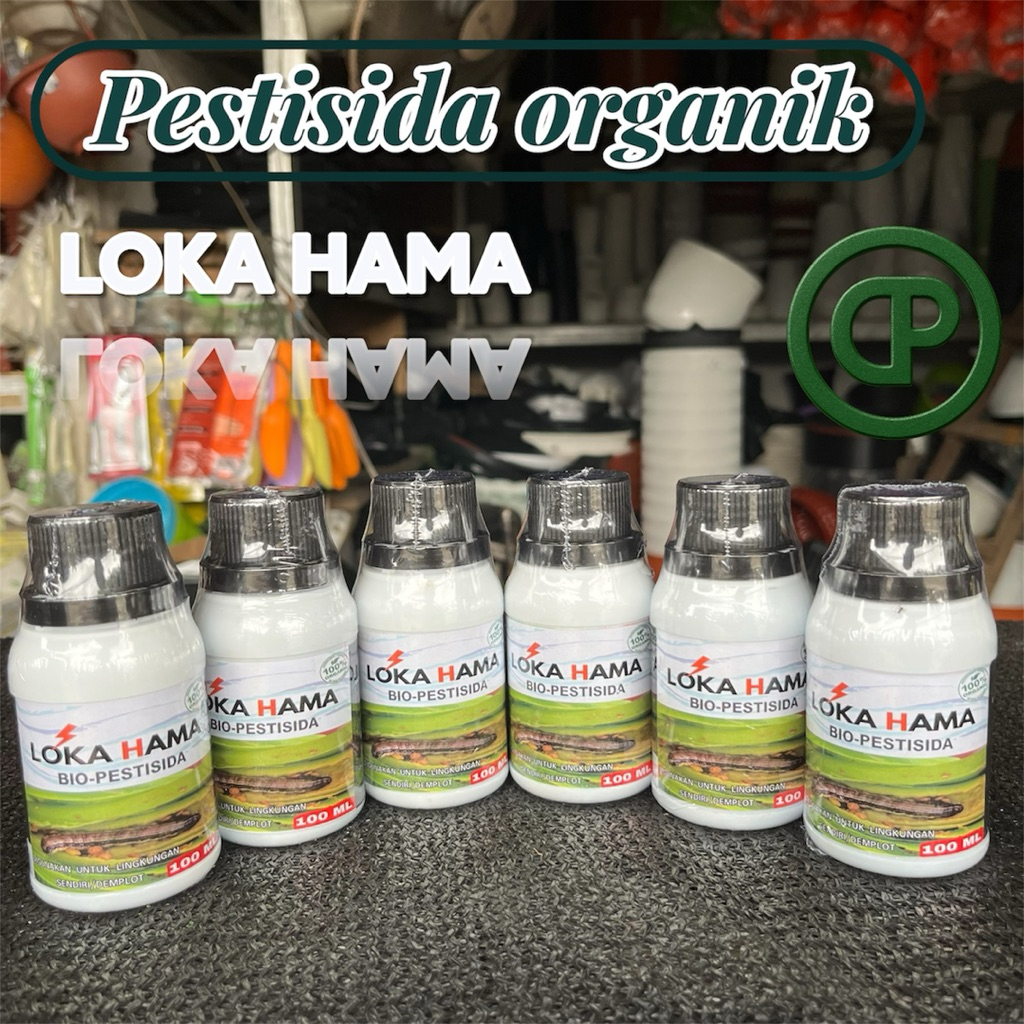 Bio-Pestisida LOKA HAMA 100% ORGANIK - Racun aktif untuk pengendalian hama Ulat, Semut, dan Kutu isi
