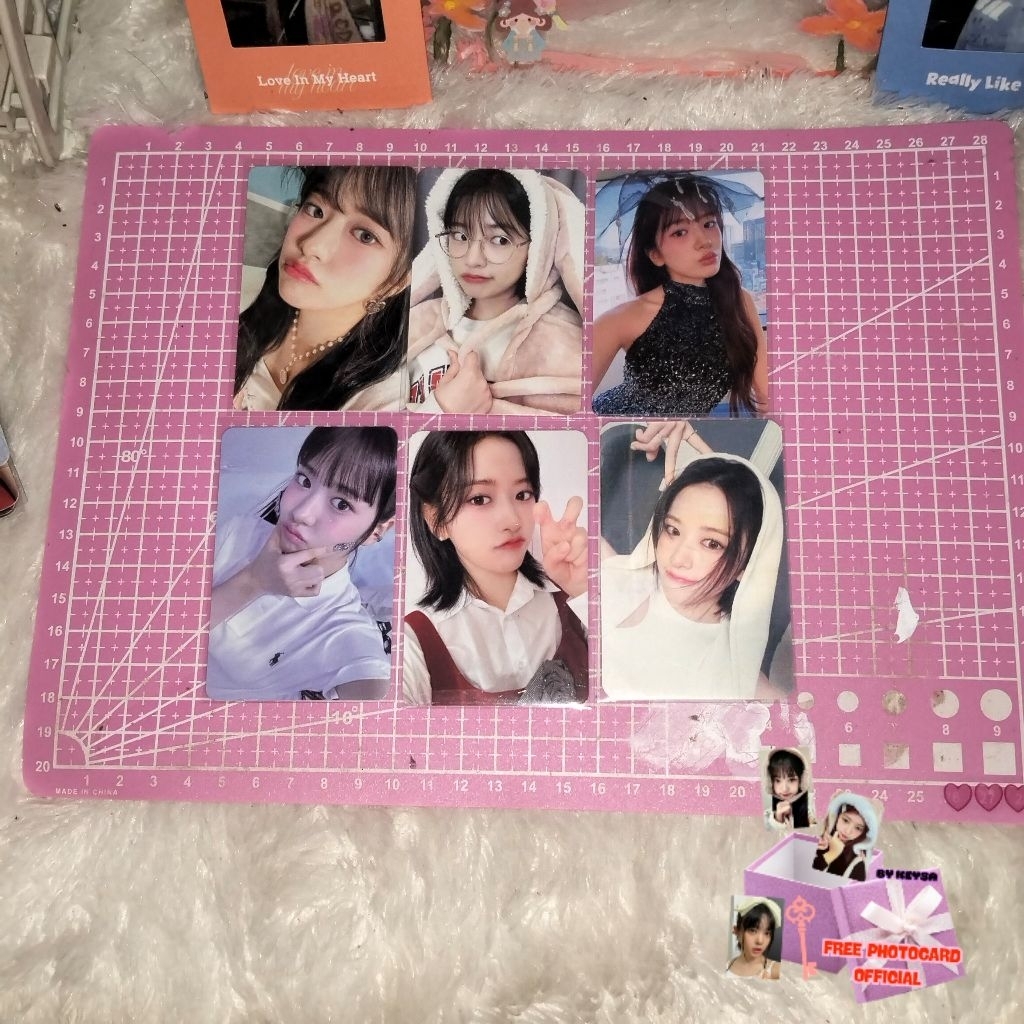 PHOTOCARD OFFICIAL IVE YUJIN (free photocard official)