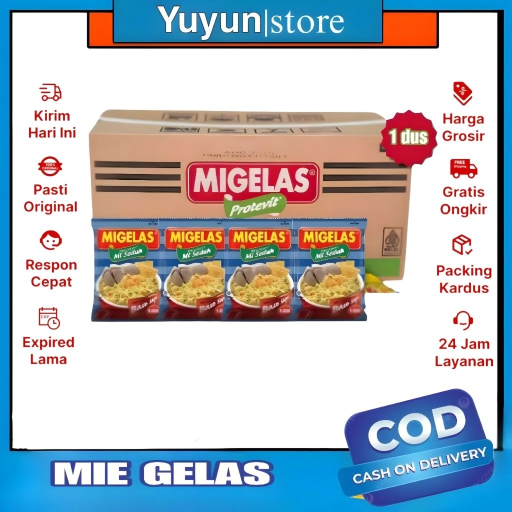 Mie Gelas 1 dus ( isi 12 renceng )