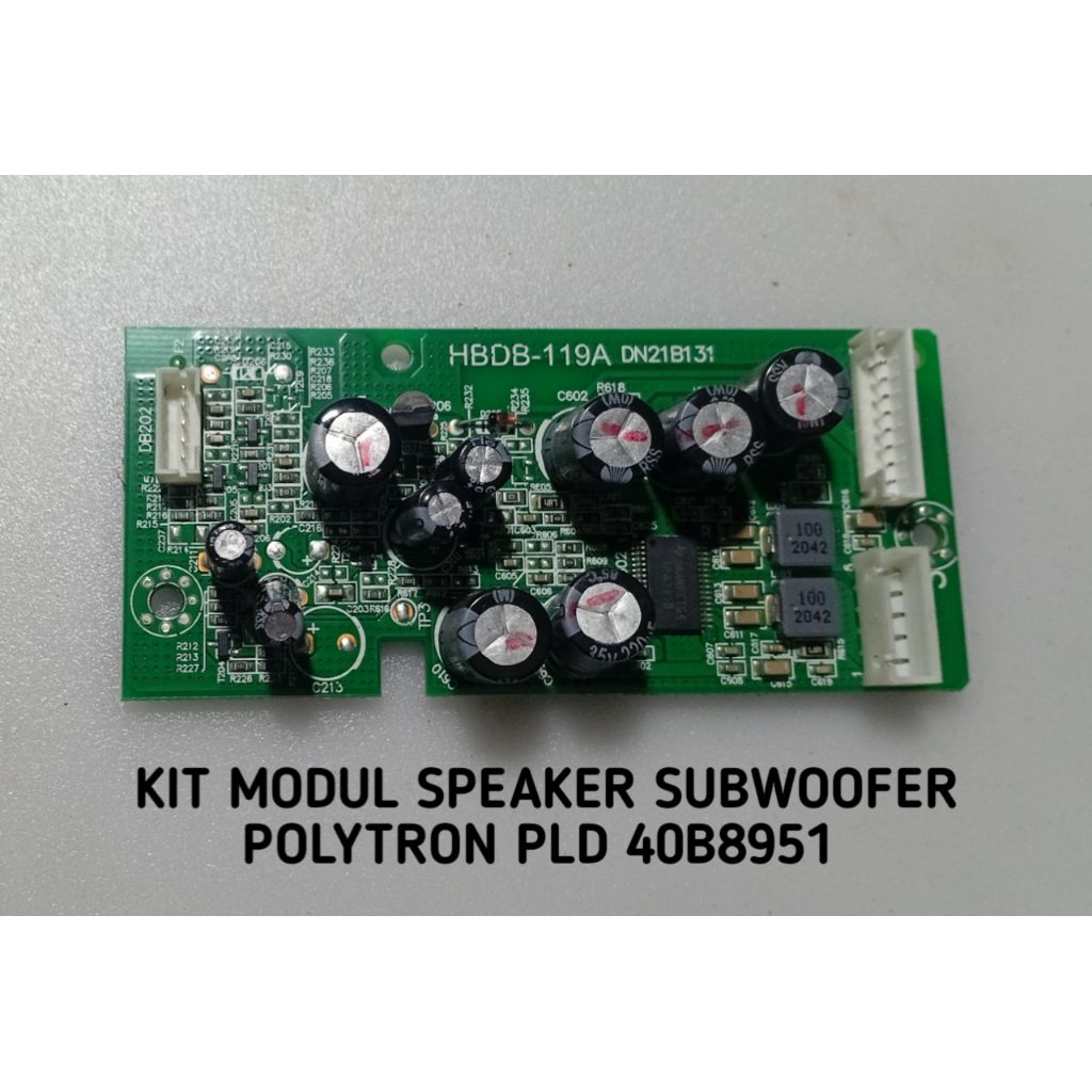 KIT MODUL SPEAKER SUBWOOFER TV LED POLYTRON PLD 40B8951 NORMAL