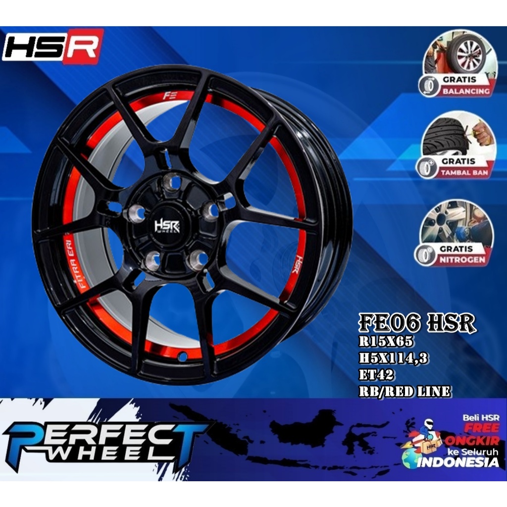 Jual Velg FE06 Terbaru Ring 15 Velg Modifikasi Mobil Grandmax, Ertiga, Luxio, APV, L300