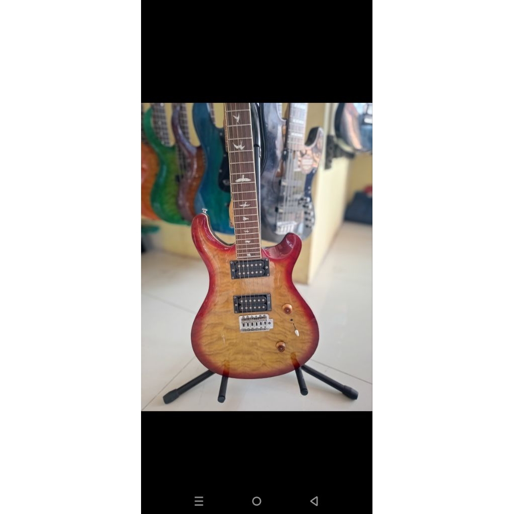 Prs custom 24 frett flame vener glossy