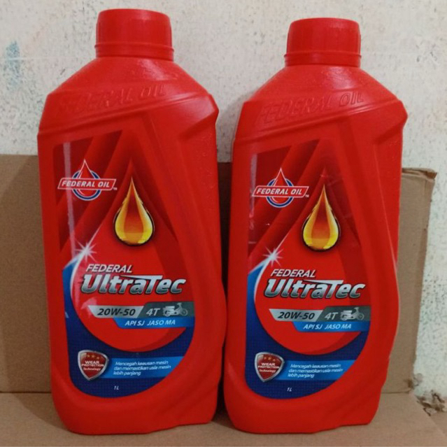 Oli Federal Ultratec 1LITER oli pelumas mesin federal ultratec 1liter oli motor  federal ultratec 1l