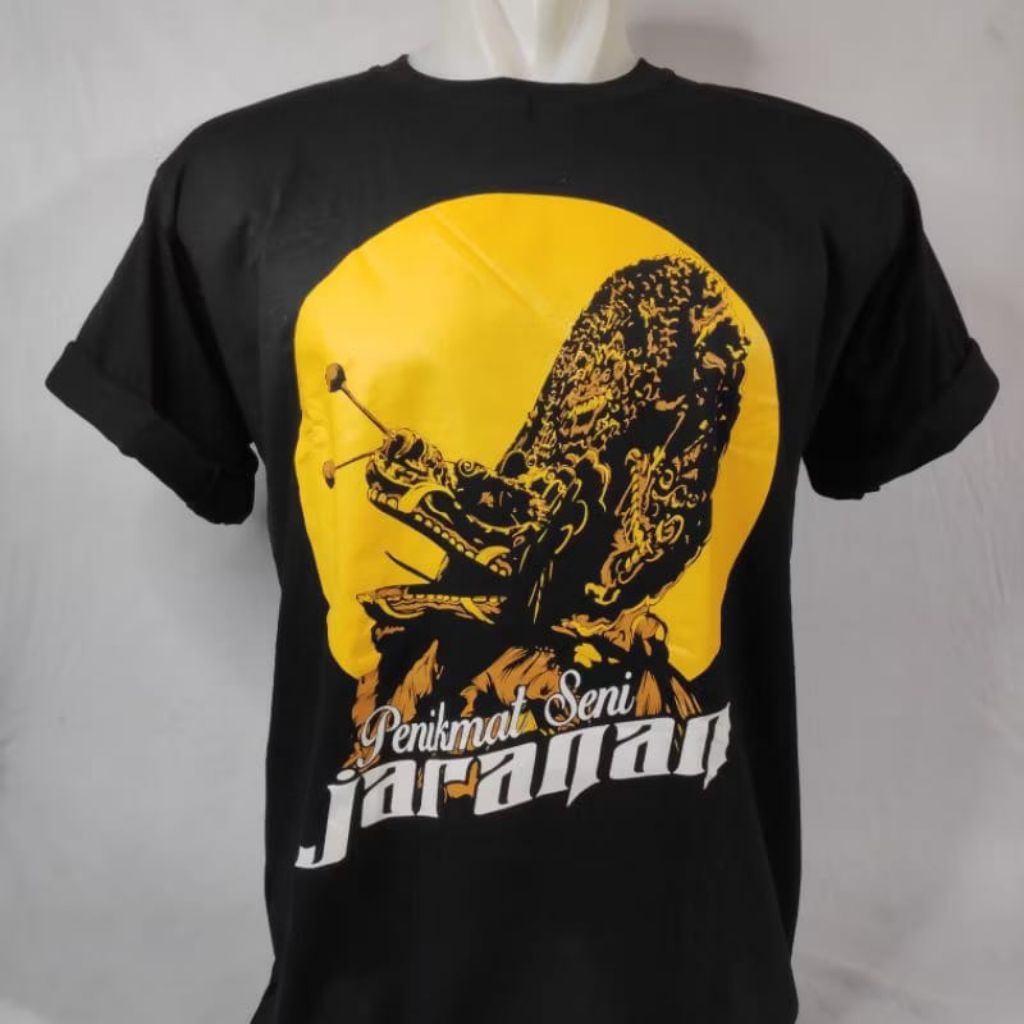kaos jaranan siluwet / kaos budaya / kaos budoyo / kaos jaranan Nusantara