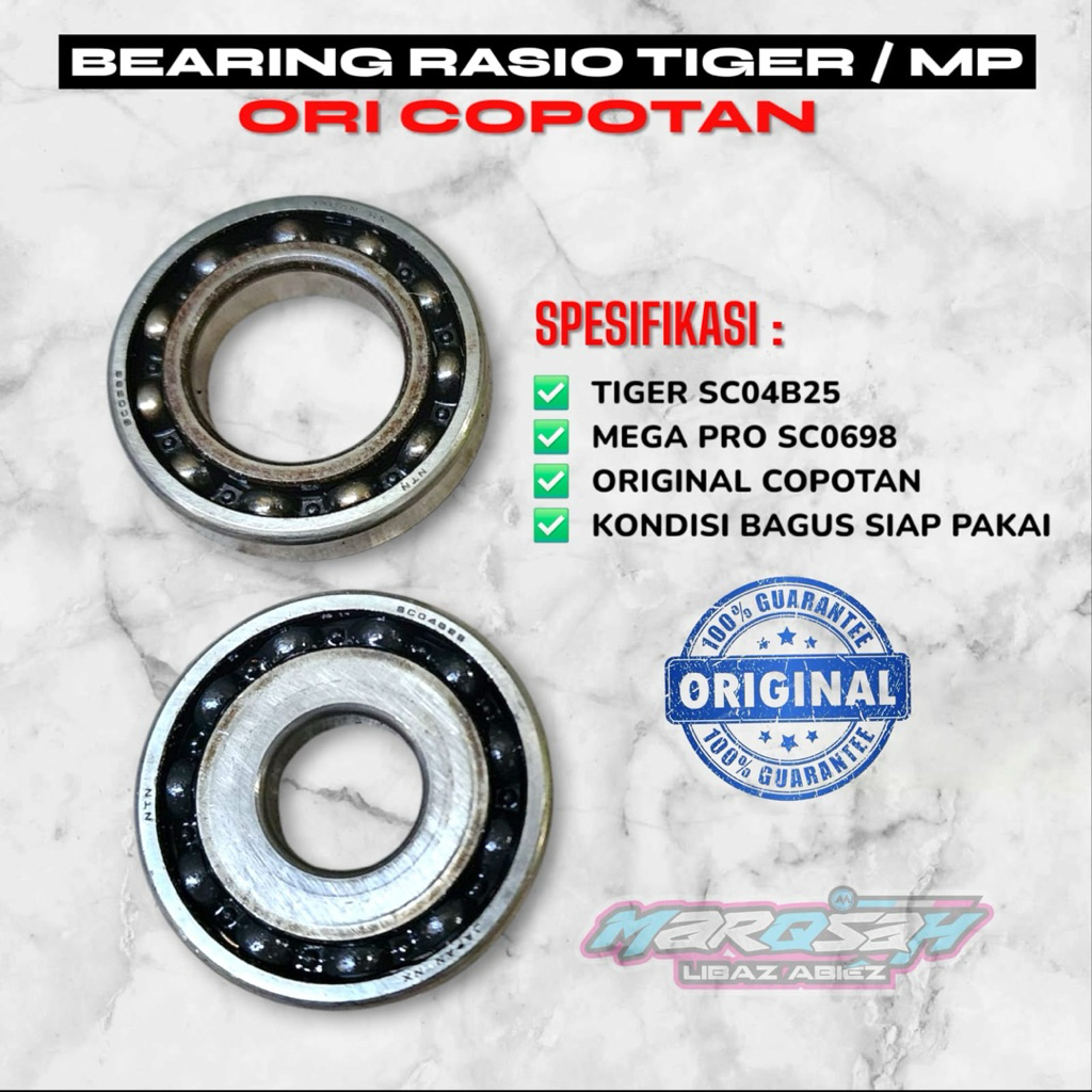 Bearing Rasio Tiger revo tirev KCJ Ori Copotan Bearing rasio mp ori copotan