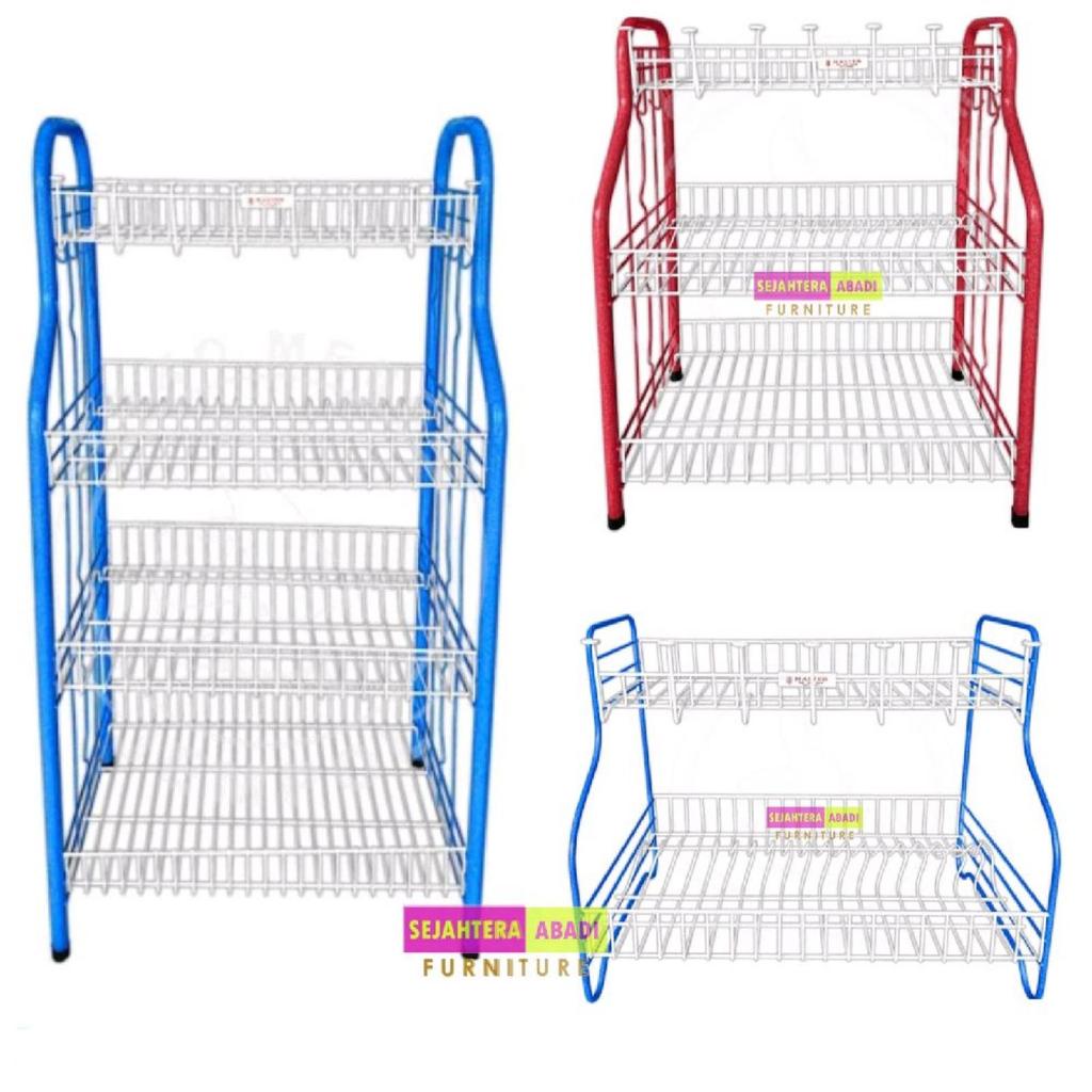Rak Piring Master original rak piring besi rak serbaguna, rak multifungsi, rak susun, rak besi epoxy