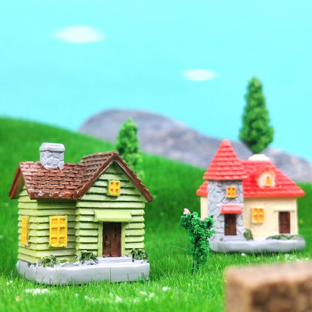 MINIATUR DIORAMA RUMAH PERI