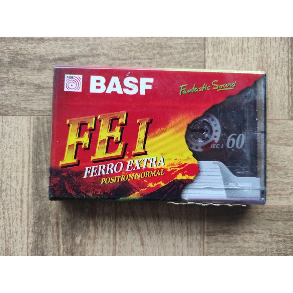kaset pita kosong BASF fe1 ferro extra c-60
