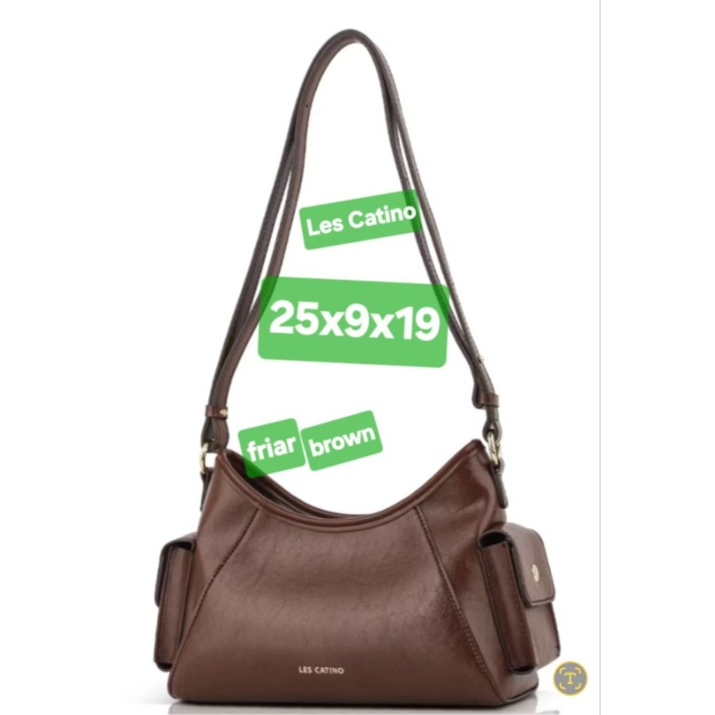 Slinkbag/Shoulder bag/Hobo-Friar brown LC