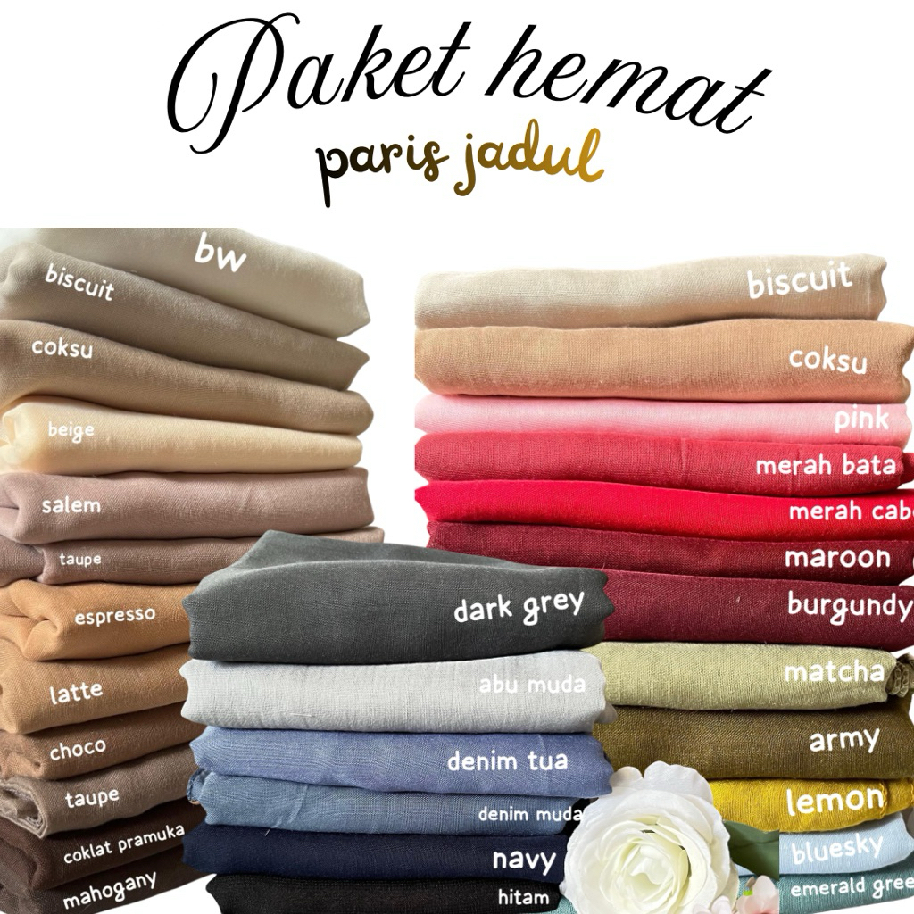 GROSIR HEMAT Hijab Paris Jadul Varisha