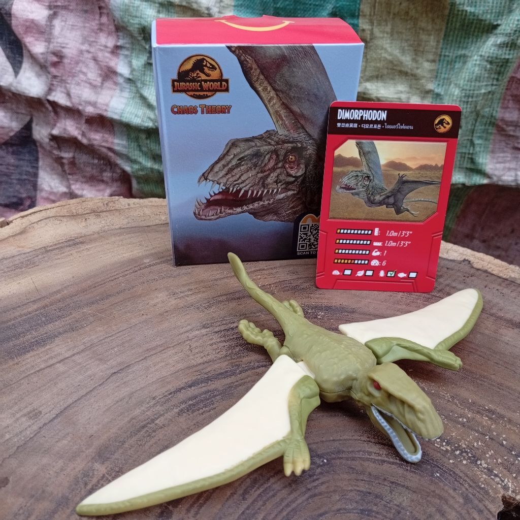 happy meal toys Jurassic world chaos theory dimorphodon