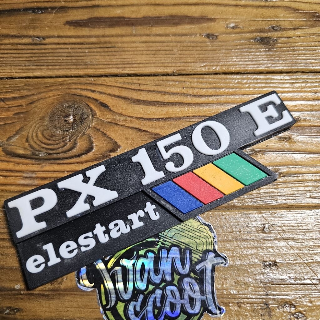 EMBLEM VESPA PX NEW PX EXCEL EXCLUSIVE ELESTART BENDERA EMBLEM VESPA PX150E