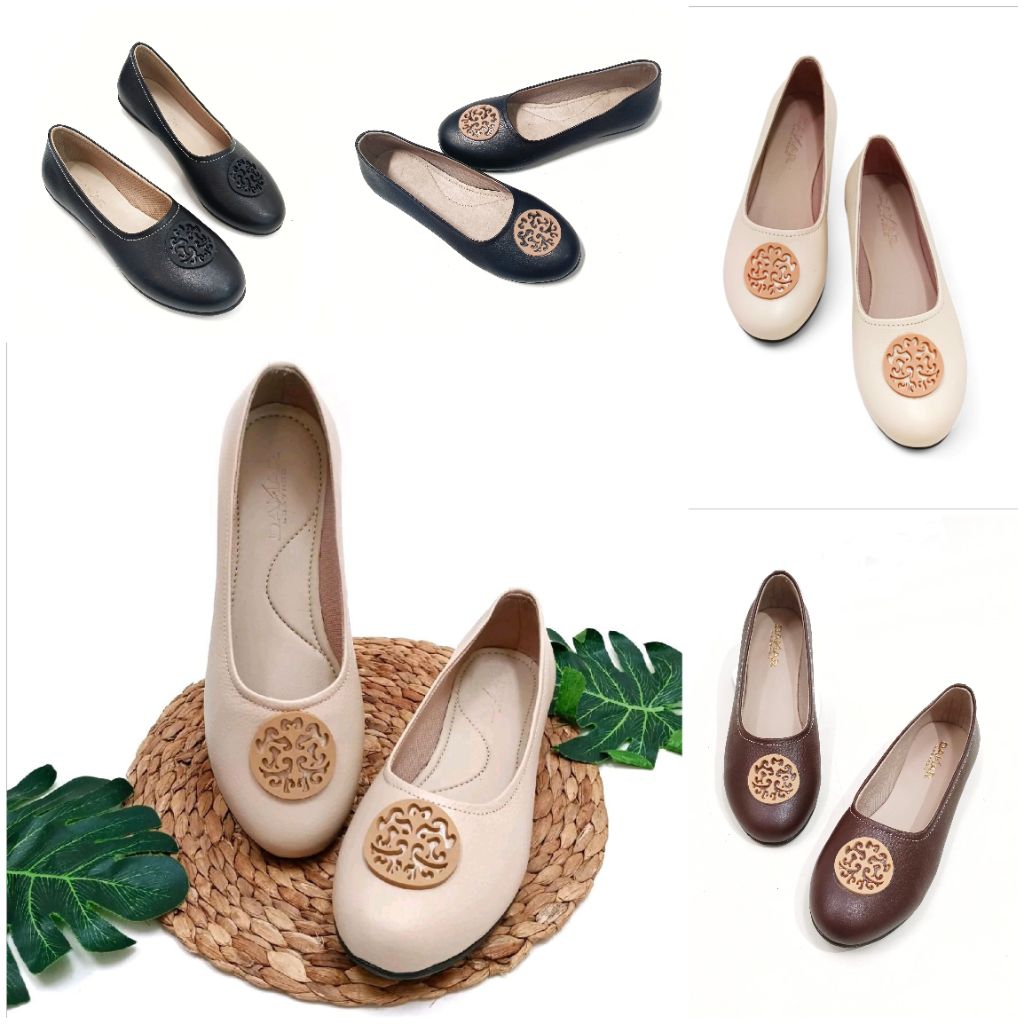 Sepatu Kulit Wanita | Sepatu Pantofel Wanita | Sepatu Pantofel Kulit Wanita Asli