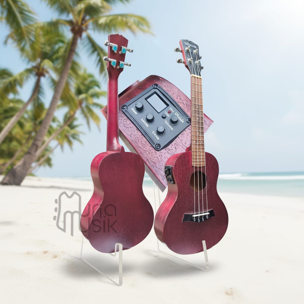 Ukulele OHANA concert Akustik elektrik