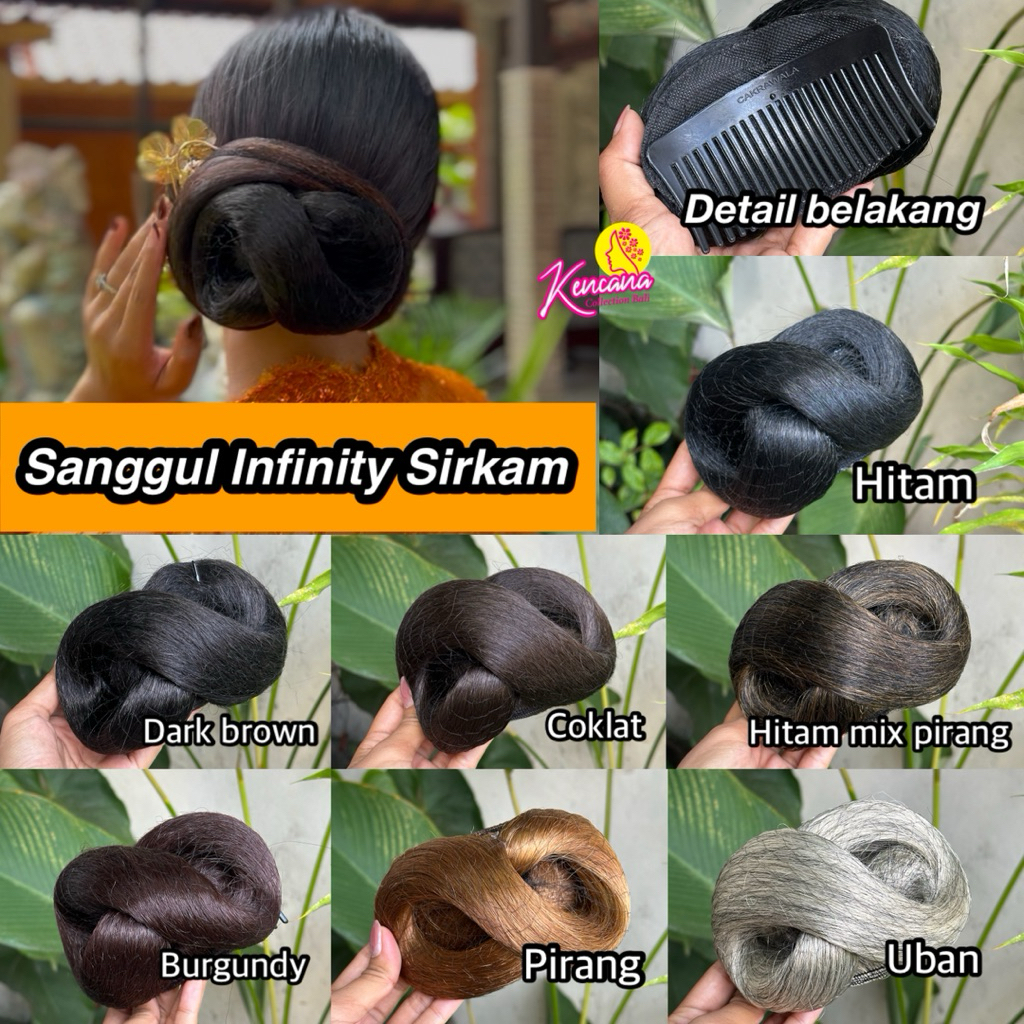 Sanggul Infinity Sirkam / Sanggul modern praktis model sirkam