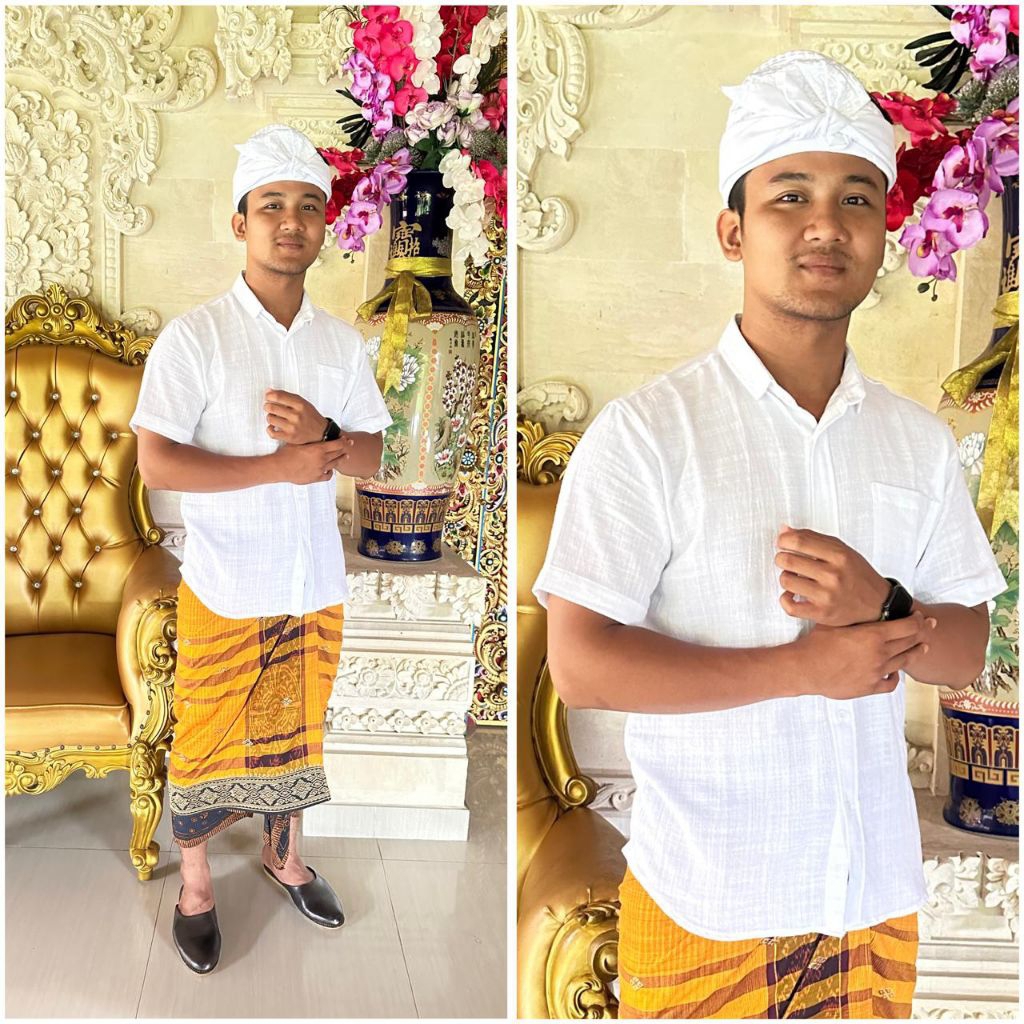 Baju kemeja linen serat jagung