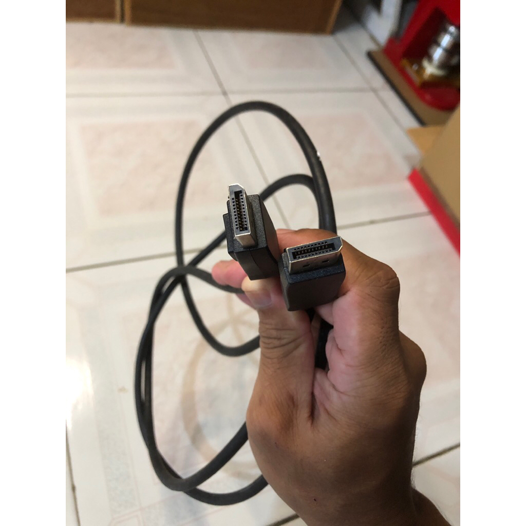 Kabel DP monitor gaming Ori copotan AOC 24G2