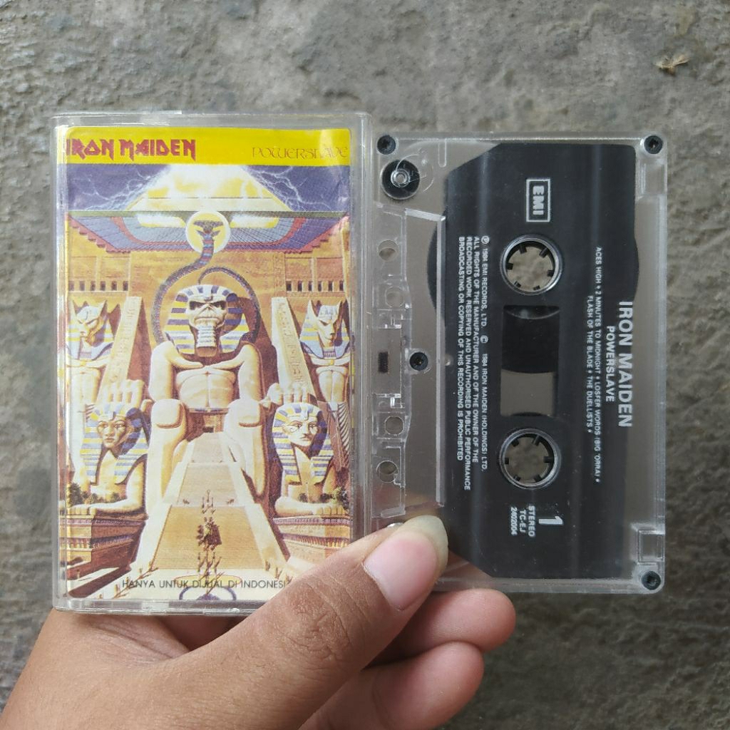 Kaset Pita Iron Maiden - Power Slave